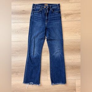 MOTHER The Hustler Ankle Fray Jeans